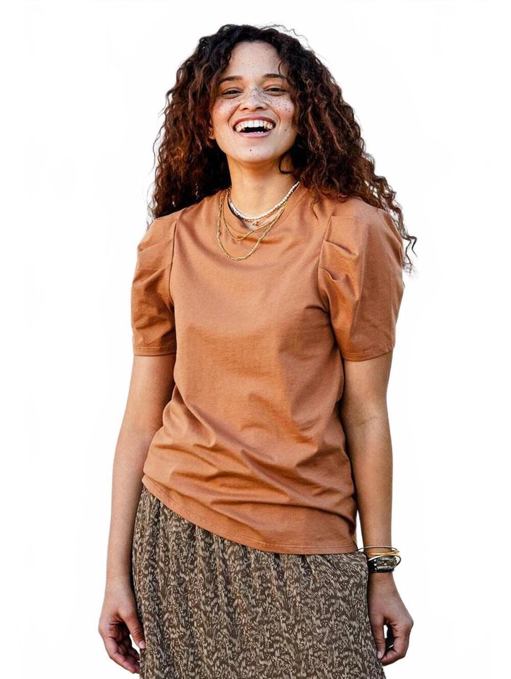 Matilda Jane Terracotta Rainey Tee Top XXL